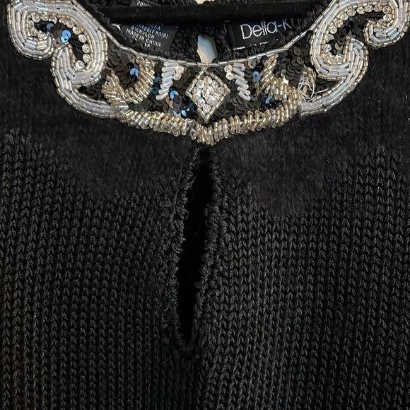 Della Knit VINTAGE sweater Women's Size M wool angora - Picture 3 of 14